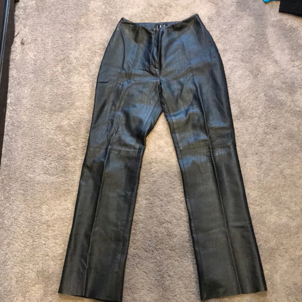 INC leather pants.